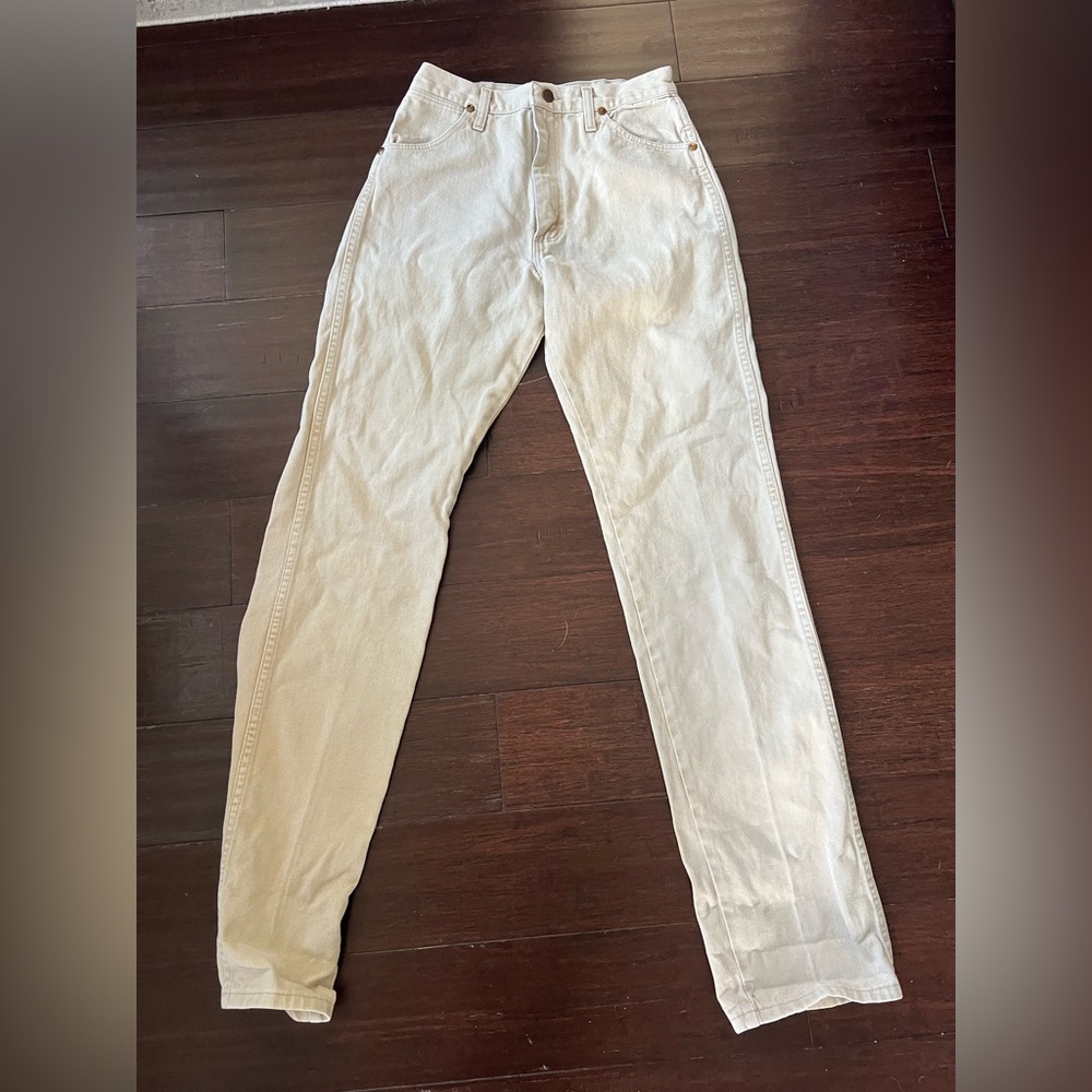Wrangler Off-White Denim Pants